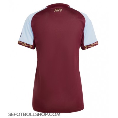 Billiga Aston Villa Hemma fotbollskläder Dam 2025-26 Kortärmad Billiga Aston Villa Hemma fotbollskläder Dam 2025-26 Kortärmad